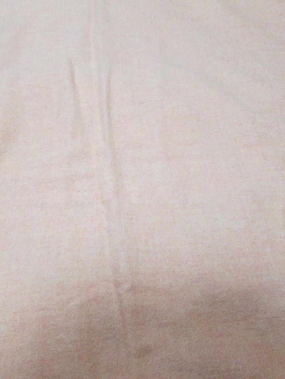 Vtg Kenwood pure wool blanket dusty rose 84 x 92 silk trim end - Picture 3 of 8